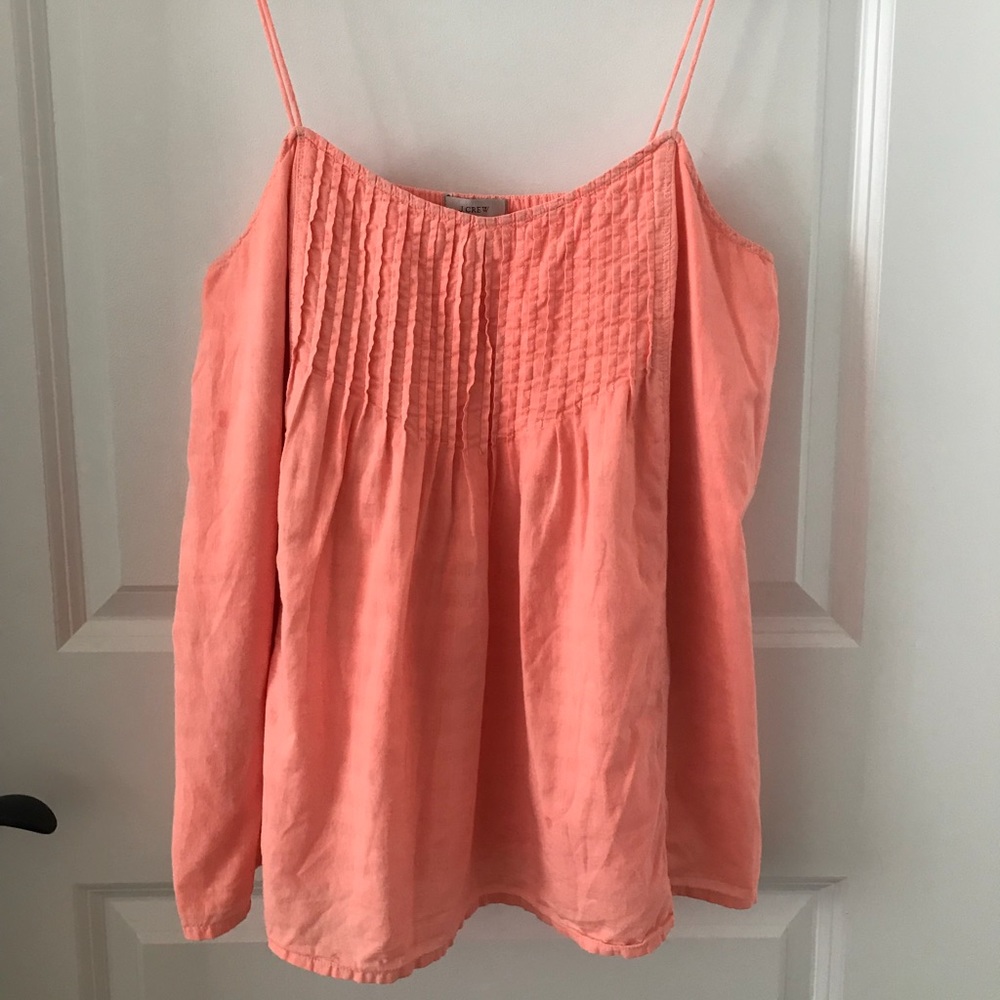 J. Crew - Neon Coral Tank Top!
